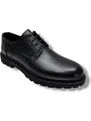 Cakgo 2007-26 Hakiki Deri Anatomik Taban Bağcıklı Erkek Ayakkabı