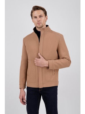 Paco Romano Erkek Camel Renk Kaşe Mont