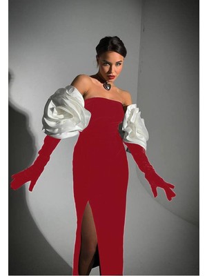 New Station Remoda Gül Detay Elbise