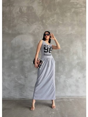 New Station New Statıon Maxi Süprem Elbise