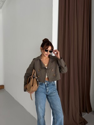 New Station Mini Trench Ceket