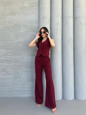 New Station New Statıon Yelekli Pantolon Dokuma Takım