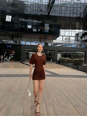 New Station Tişört-Etek Ikili Takım