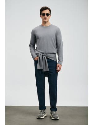 Lufian Helt Spor 5 Cep Erkek Pantolon Slim Fit Lacivert