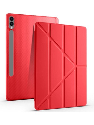 Nezih Case Samsung Galaxy Tab S7 Fe S8 Plus T970/X800/T737/T736/T733 Kalemlikli Standlı Akıllı Kılıf