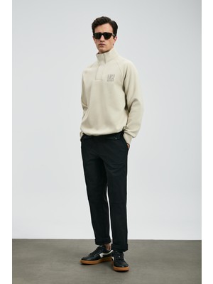 Lufian Tom Fashion Erkek Chino Pantolon Slim Fit Siyah