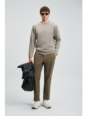 Lufian Daren Smart Erkek Chino Pantolon Slim Fit Siyah