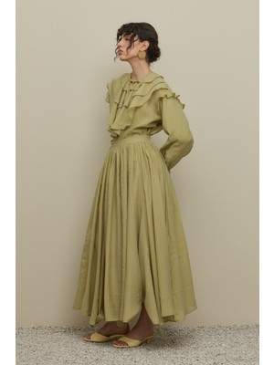 Fahhar Çok Parçalı Maxi Etek Mint