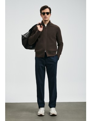 Lufian Amber Smart Erkek Chino Pantolon Slim Fit Lacivert