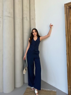 New Station New Statıon Yelek Pantolon Dokuma Takım