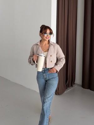 New Station Mini Trench Ceket