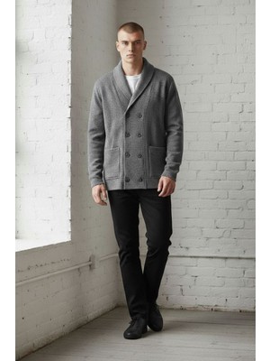 Quits Kids Düğme Detaylı Cepli Kruvaze Hırka