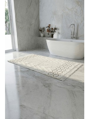 Anılsan Zayn Vizon Ayak Havlusu - 70x130Cm, 790Gr, %100 Pamuk, Spa Ve Otel Banyo Paspası