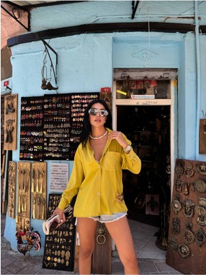 New Station New Statıon Kemer Detay Gömlek