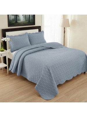 Altınpamuk Petek Çift Kişilik Yatak Örtüsü 260X240 Gri