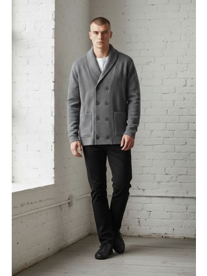 Quits Kids Düğme Detaylı Cepli Kruvaze Hırka