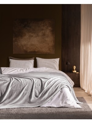 Madame Coco Grelot Çift Kişilik Battaniye Seti - Gri