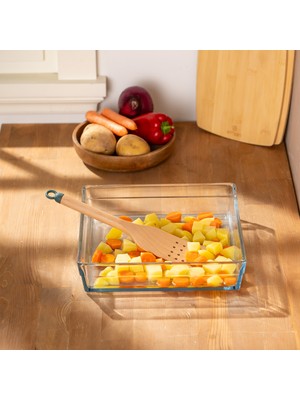 Emsan Rustik Bambu Oluklu Spatula 27 cm