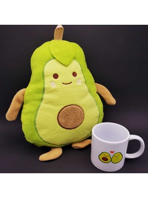 Ttt Avokado Yastık ve Kupa Seti
