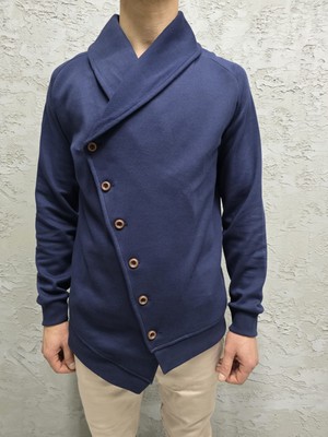 Quits Kids Asimetrik Kesim Düğmeli Şal Yaka Hırka