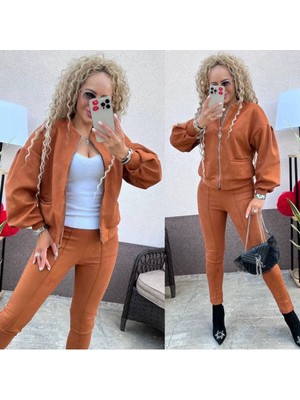 New Station New Statıon Skuba Süet Ceket Pantolon Takım