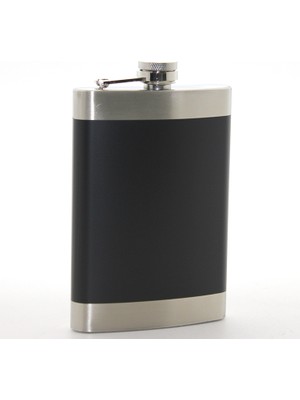 Ttt Paslanmaz Çelik Tekli 9 Oz Matara Siyah Renk