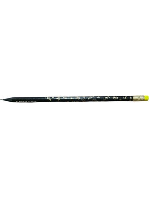 Marka Faber Castell Party Desenli Silgili Kurşun Kalem-Sarı