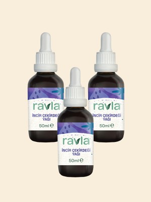 RAVLA 3'lü Ürün - İncir Çekirdeği Yağı 50ml