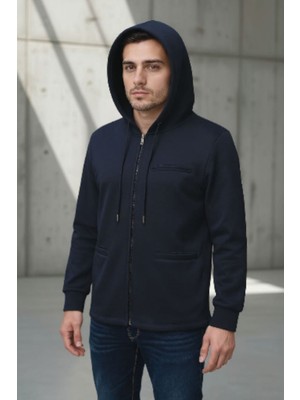 Quits Kids Kapşonlu Fermuarlı Erkek Hırka