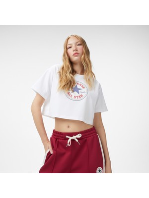 Converse Baskılı Kadın Beyaz T-Shirt