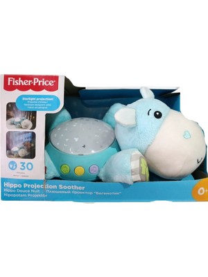 Marka Fisher Price Hipopotam Projektör, Yıldızlı Işık Gösterisi, Uykuya Yardımcı 30DKLIK Sakinleştirici