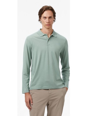 Nautica Erkek Yeşil Classic Fit Polo Yaka T-Shirt