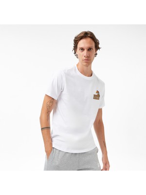 Converse Baskılı Erkek Beyaz T-Shirt