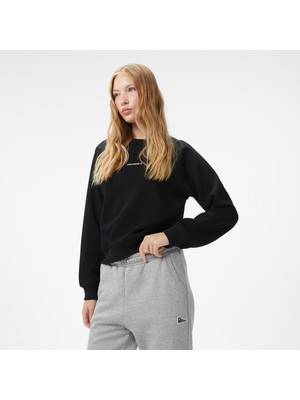 Converse Kadın Siyah Sweatshirt