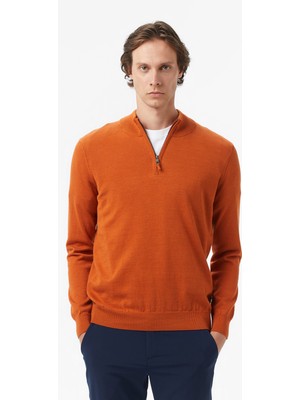 Nautica Erkek Turuncu Classic Fit Kazak