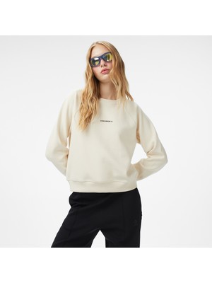 Converse Kadın Krem Sweatshirt