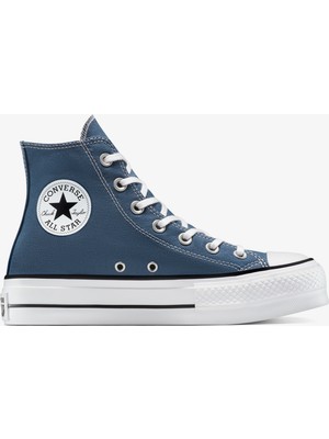 Converse Chuck Taylor All Star Lift Platform Limited Kadın Mavi Sneaker