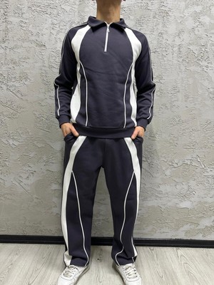 Quits Kids Yarım Pat Fermuarlı Eşofman Takımı