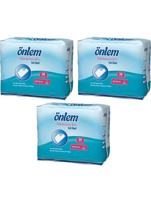 Önlem Yatak Koruyucu Örtü 60X90 cm 3 Paket 90 Adet