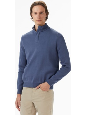 Nautica Erkek Mavi Classic Fit Kazak
