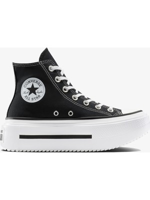 Converse Chuck Taylor All Star Lift Double Stack Kadın Siyah Sneaker