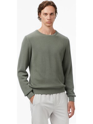 Nautica Erkek Yeşil Classic Fit Kazak