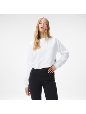 Converse Kadın Beyaz Sweatshirt