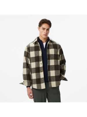 Nautica Erkek Kahverengi Classic Fit Gömlek