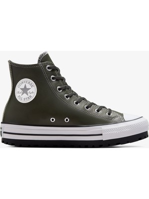 Converse Chuck Taylor All Star City Trek Unisex Yeşil Deri Bot