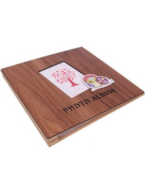 Tienda Fiesta Albüm Ahşap Baykuş Temalı Resim Çerçeveli Hediyelik