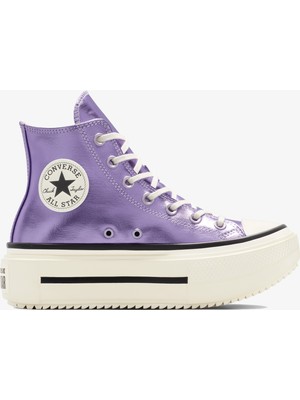 Converse Chuck Taylor All Star Lift Double Stack Unisex Mor Sneaker