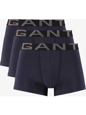 Gant Erkek Lacivert 3'lü Boxer