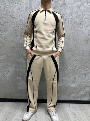 Quits Kids Yarım Pat Fermuarlı Eşofman Takımı