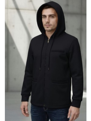 Quits Kids Kapşonlu Fermuarlı Erkek Hırka